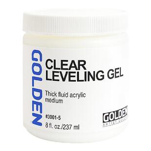 GOLDEN高登3001自流平胶丙烯塑型膏肌理亮光哑光透明颗粒凝胶线条