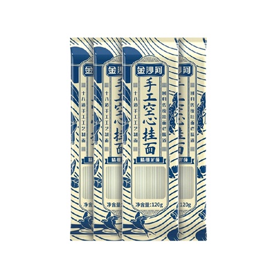 金沙河手工空心挂面易煮易入味