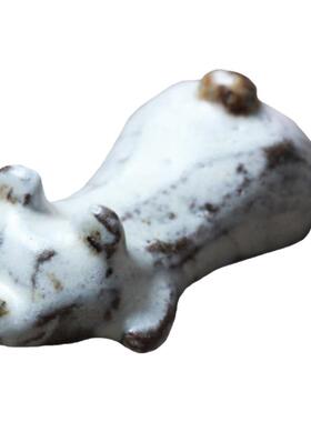 卡通白色庭院民宿日式风送礼摆件