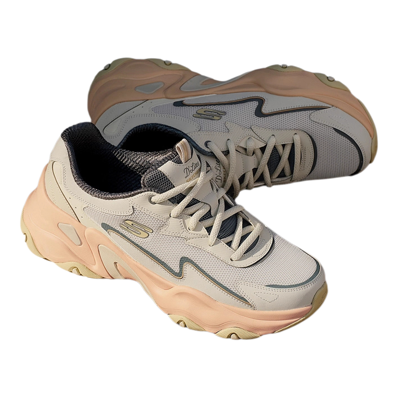 斯凯奇糯米熊老爹鞋男女同款运动休闲风柔软舒适时尚潮流百搭