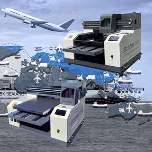 深圳uv打印机厂家亚克力名片水晶标彩绘印刷机玻璃金属logo打印机