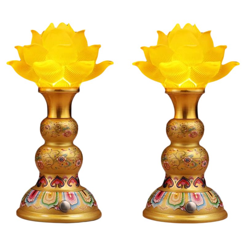 新款莲花灯佛供灯九品敬佛