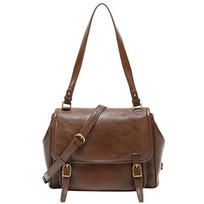 百丽包包女25冬新款商场同款时尚油蜡质感单肩斜挎腋下包F3106AX6