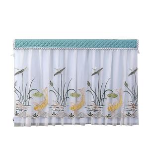 暖气片罩新款暖气片遮挡罩防尘套布艺家用防熏墙老式铸铁暖气盖布