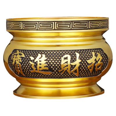 新款单龙黄铜合金香薰炉供奉财神