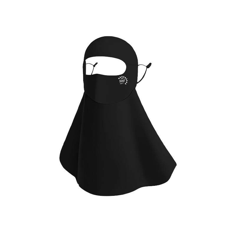 防晒面罩全脸防紫外线女高颜值2026年新款护颈可喝水冰丝遮阳口罩