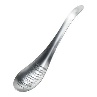 出口不锈钢磨姜器蒜泥器手动研磨勺子磨蒜器研磨姜蓉姜汁小工具