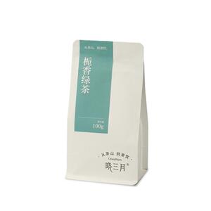 晓三月栀子香绿茶散装口粮茶100g
