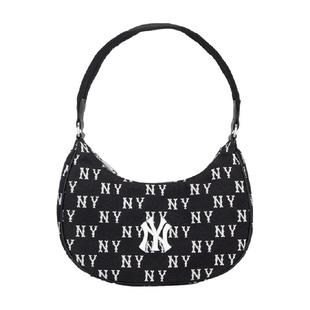 MLB男女情侣老花腋下包简约运动包时尚休闲包潮流手提包通勤包