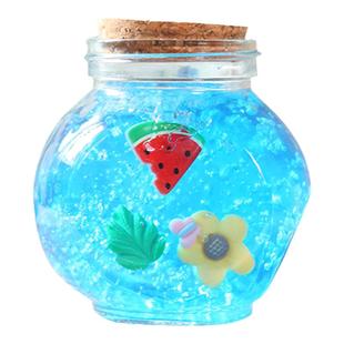 水宝宝海绵宝宝泡大珠水精灵玻璃瓶diy材料包海棉水晶宝宝漂流瓶