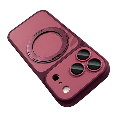 镜头膜全包适用苹果18promax手机壳新款女iPhone17pro秒变18勃艮第酒红色16pm支架15p挂绳14磁吸13软12外壳