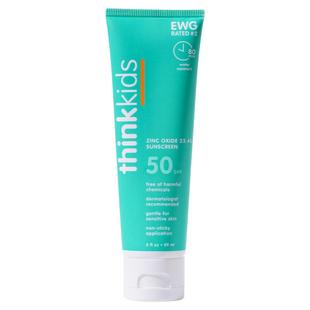 ThinkKids温和儿童青少年物理防晒乳面部防晒霜身体SPF50军训常备