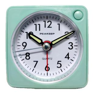 迷你小闹钟紧凑清晰大声静音闹钟办公床头闹钟不占地方学生闹钟