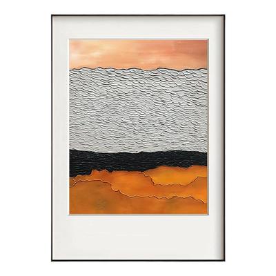 抽象装饰画橙色艺术创意个性挂画