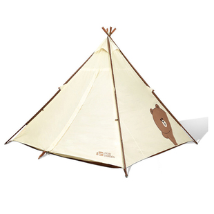 牧高笛帐篷 暮光之城联名布朗熊户外露营便携折叠防风防雨帐篷A塔