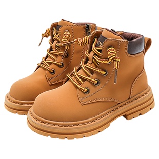 天美意儿童马丁靴女童男童皮靴子2025新款春秋季宝宝短靴洋气时尚