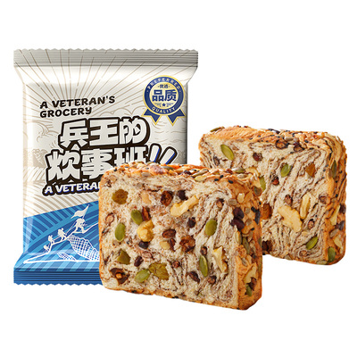 [新升级-0添防腐剂]坚果厚切吐司