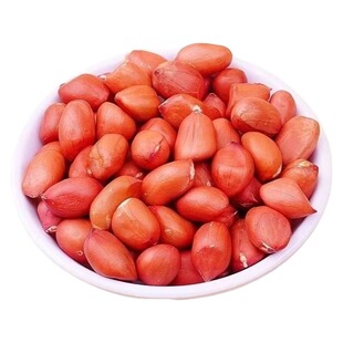 东北红衣生花生米500g四粒红花生仁新鲜红皮生的新货袋装健康烘焙