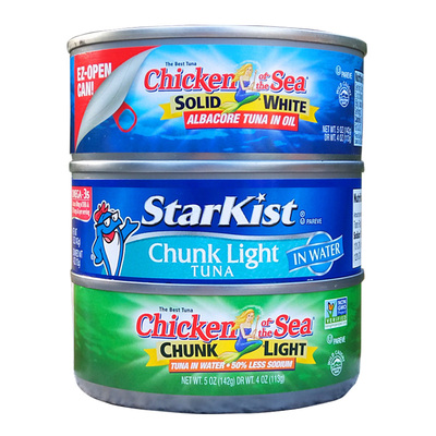 即食块状吞拿鱼金枪鱼罐头寿司