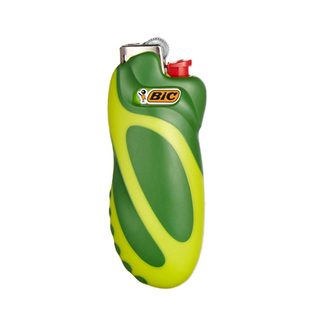 进口法国bic比克打火机硅胶皮套创意个性火石砂轮一次性j5打火机