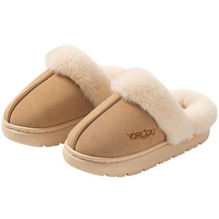 远港儿童棉拖鞋冬季毛毛绒2025新款男女童室内加绒保暖宝宝中大童