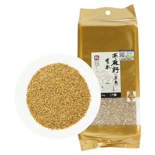 原生严选有机黄金色亚麻籽350g新货一级生胡麻子即食打粉烘焙原料