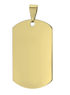 厂家直销不锈钢圆牌项链吊坠