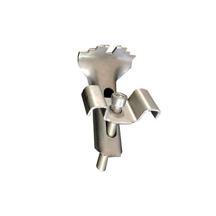 钢格板安装夹钢格栅板卡扣热镀锌夹玻璃卡子固定卡不锈钢包边楼梯