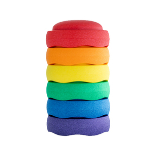 Springbuds彩虹过河石儿童平衡感统训练幼儿园家室内过桥益智玩具