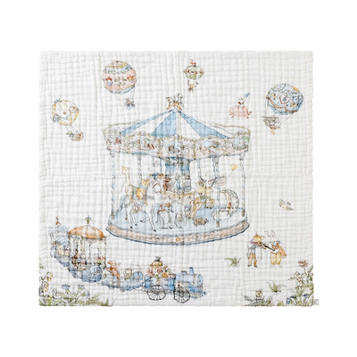 TugTug婴儿纱布浴巾100%有机棉