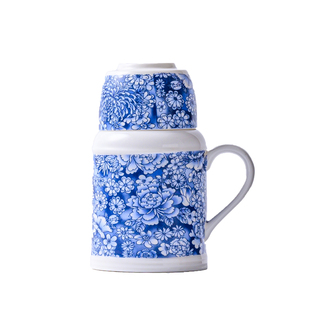 羊脂玉青花小暖壶功夫茶具大容量陶瓷中式泡茶壶焖茶壶单壶冷水壶