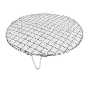 烧烤网不锈钢5公分腿支架圆形加粗空气炸锅专用电陶烤炉煮茶烤网