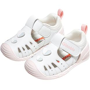 基诺浦机能鞋2025年夏季新款婴儿鞋凉鞋男女童鞋学步宝宝鞋GB2422