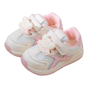 春季男宝宝女0一1-4岁学步鞋男童网面透气运动鞋婴儿春秋软底鞋子