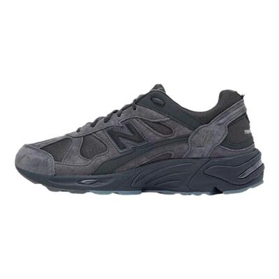 NB878男女增高翻毛皮徒步慢跑鞋
