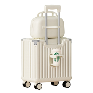 小型行李箱20寸登机箱女可上飞机18小号短途旅行拉杆密码皮箱子母