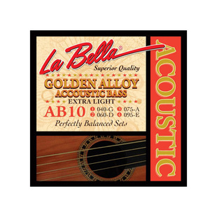 卖时光 La Bella AB10 AB20 美产金合金原声木贝斯司弦Bass琴弦
