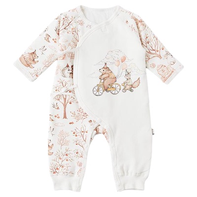 bubbletree婴儿连体秋冬夹棉