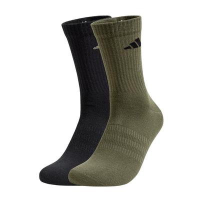 滔搏adidas阿迪达斯男女NEW LT CREW 2PP运动训练休闲袜子JX5055