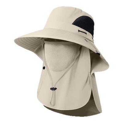 回力钓鱼遮阳帽子男女护颈防晒帽