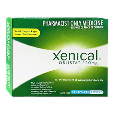 澳洲进口Xenical赛尼可排油丸奥利司他orlistat减脂燃胶囊塑身丸