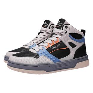 贵人鸟男鞋官方旗舰店高帮板鞋2024秋冬款轻便运动鞋男款品牌潮鞋