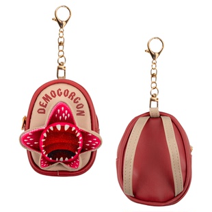 正版tranger Things怪奇物语周边魔王迷你书包挂件零钱钥匙包挂饰