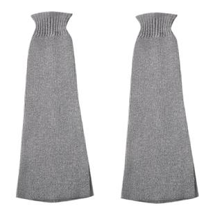 purpleguys袜套女秋冬款开叉微喇叭显瘦jk辣妹保暖长筒堆堆小腿套