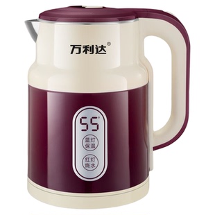 万利达智能恒温烧水壶官方正品燕乐3L大容量防干烧快速烧水热水壶