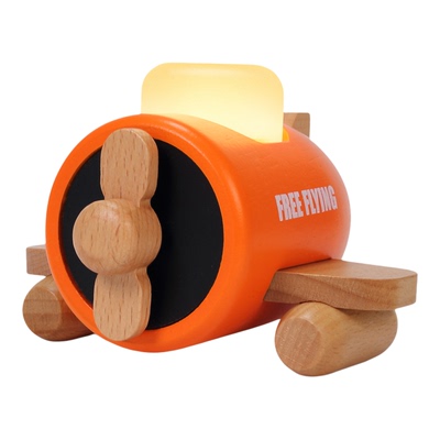 迷你飞机小夜灯桌面氛围摆件