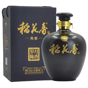 稻花香典雅陈香坛装礼盒送礼收藏名酒52度1500ml两瓶非整箱