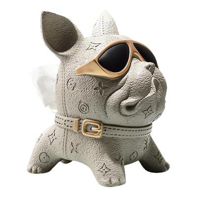 高级感法斗纸巾盒轻奢客厅摆件