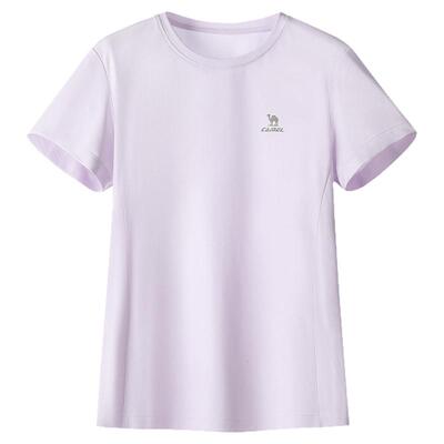 骆驼运动速干T恤短袖 春夏羽毛球户外跑步防晒登山健身瑜伽服上衣