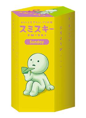 角落君SMISKI周末系列盲盒可爱夜光中控台精灵车载饰品摆件礼物